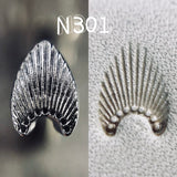 Leather Stamps  - Camouflage / Border