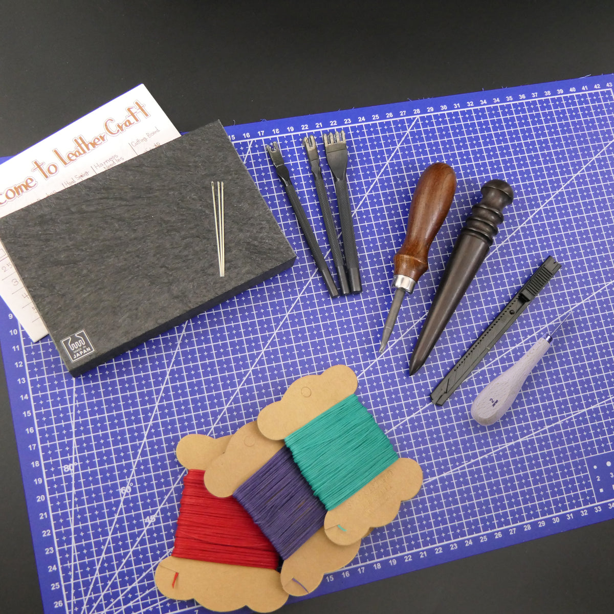Beginners Leathercraft Kit Basic sfleather.co.uk