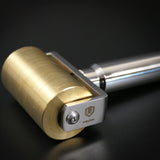 Wuta 65mm stainless steel + brass leathercraft roller