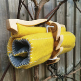 Small Viking Styled Wool Felt Tool Roll