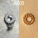 Oka Leather Stamps  - Seeders/Flower Centres
