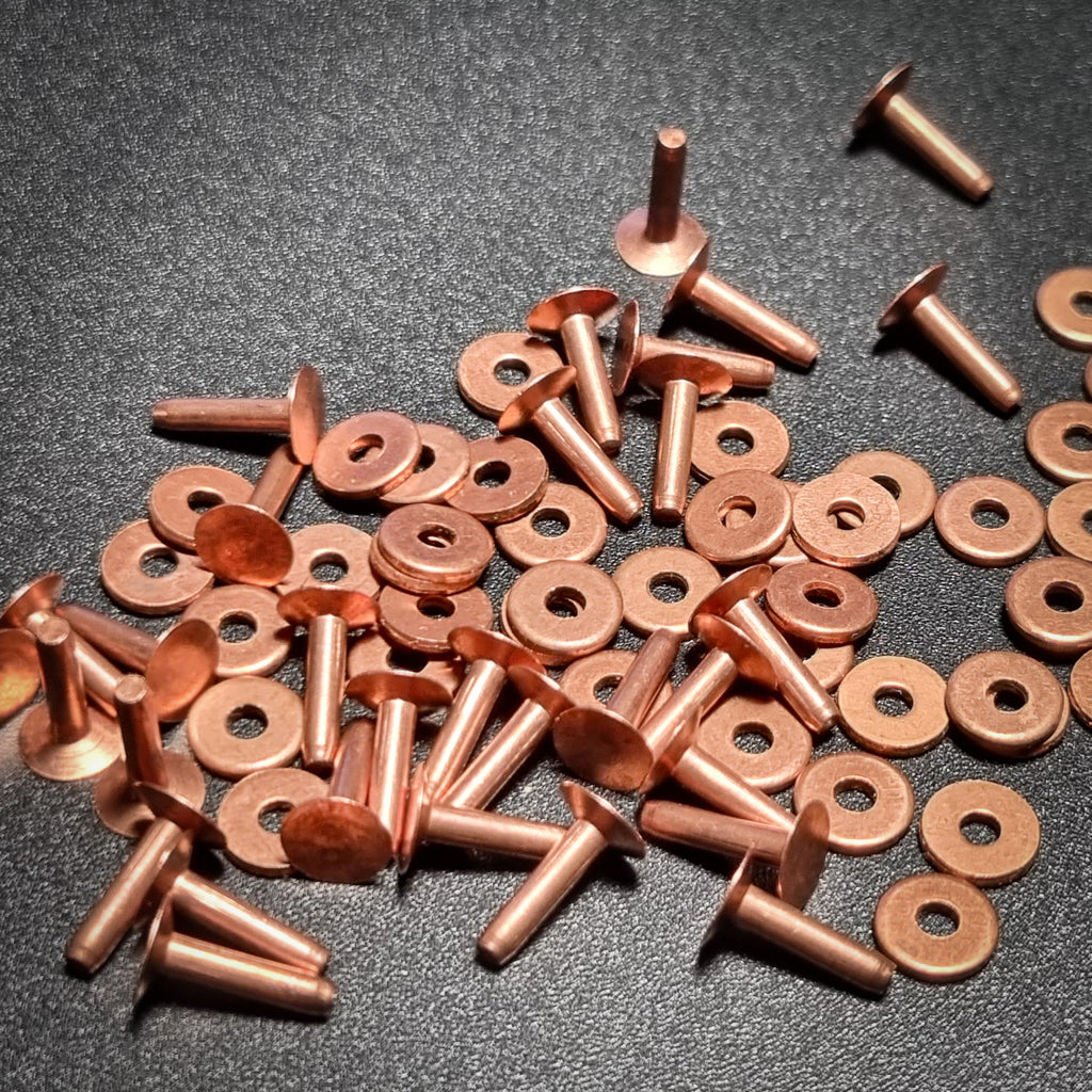 Uk Rivet Copper Rivet & Burr Saddlers Rivets - UK Made – sfleather.co.uk