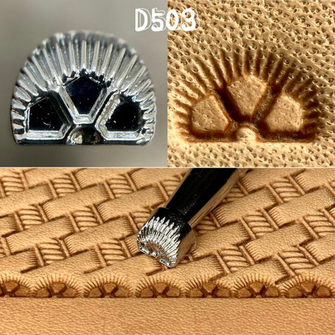 Leather Stamps  - Camouflage / Border