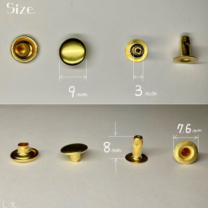 Peacock Double Cap Rivets – sfleather.co.uk