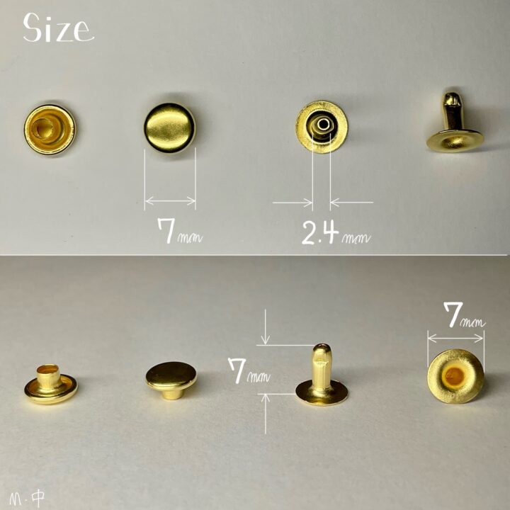 Peacock Double Cap Rivets – sfleather.co.uk