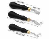 Leather Roughing Tools - set of 3
