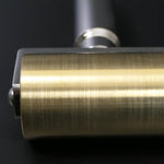 Wuta 65mm stainless steel + brass leathercraft roller