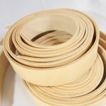 Veg Tan undyed Belt Blank Strips