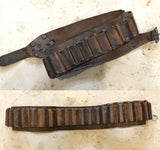 Antique Bullet Ammo Holster Belt