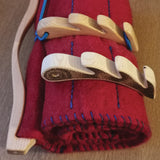 Large Viking Styled Wool Felt Tool Roll